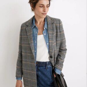Madewell Dorset Blazer in Bowne Plaid